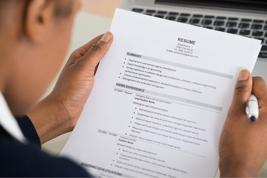 Resume Writing – Online Jobs from Home