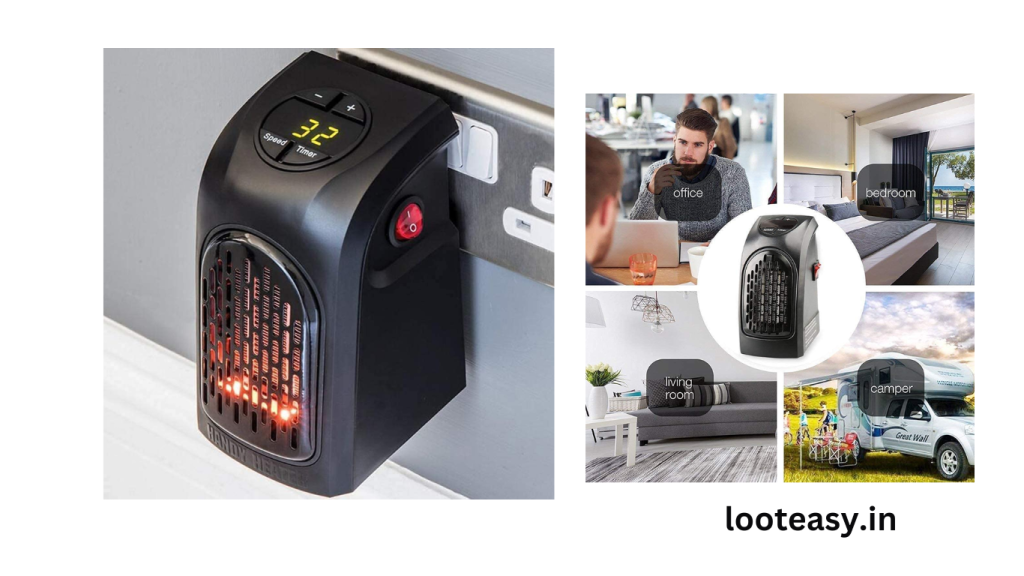 BELLUXA Wall-Outlet 400 Watts Electric Room Heater