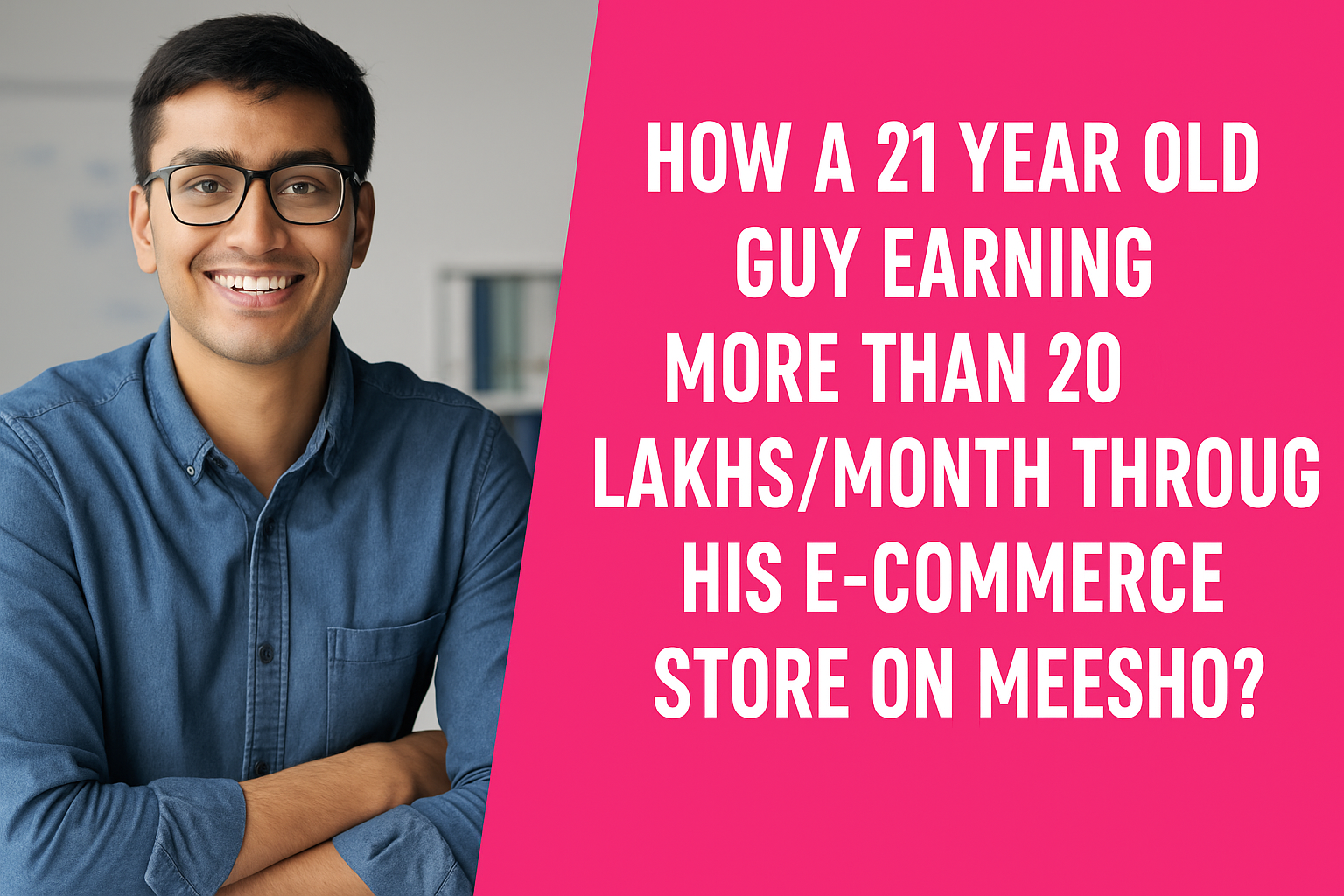 Meesho success story India thumbnail